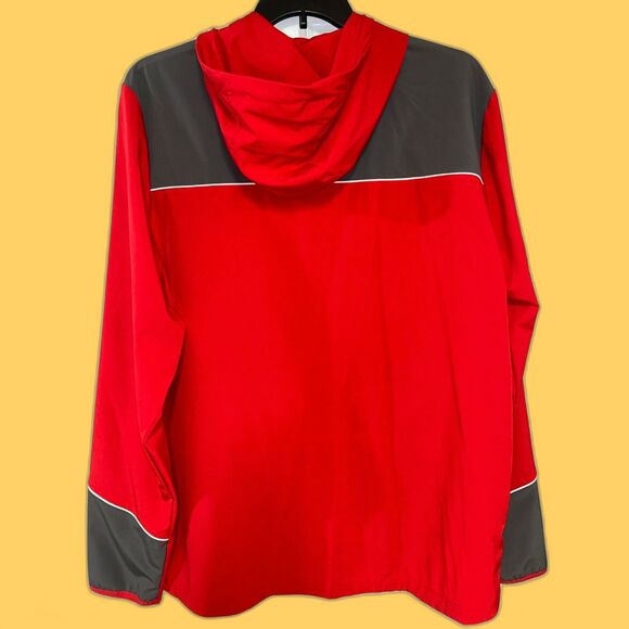 Colosseum South Dakota USD Coyotes Men's Full Zip Hooded Jacket Windbreaker XL - Picture 3 of 3